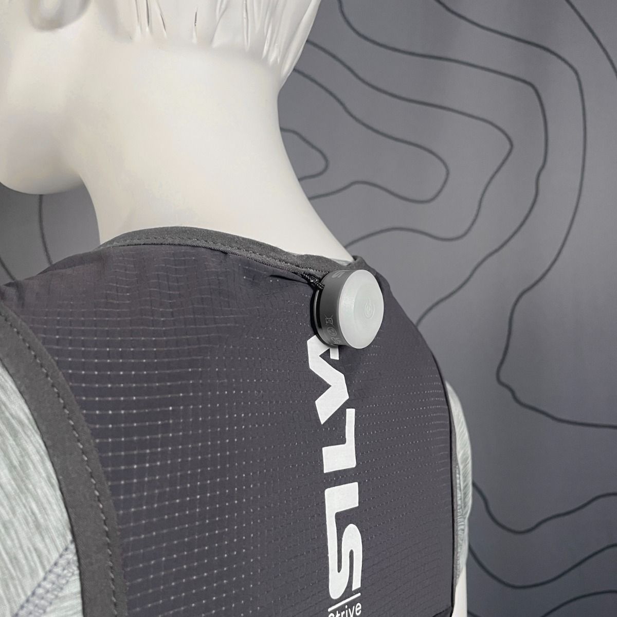 Silva Smini Black Rear Light, takavalo, musta