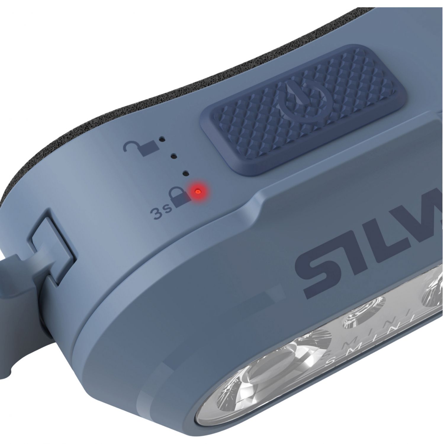 Silva Smini Fly, lanterna de cabeça, azul