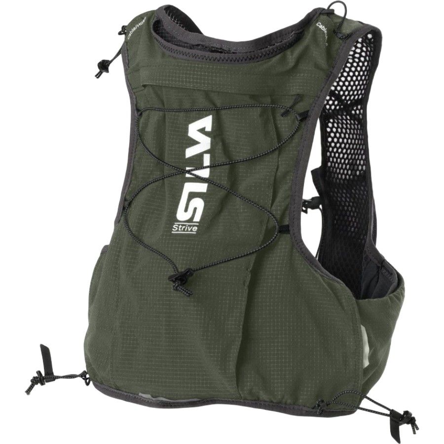 Silva Strive 10 Vest, Green (FW25), XS, bežecká vesta, zelená