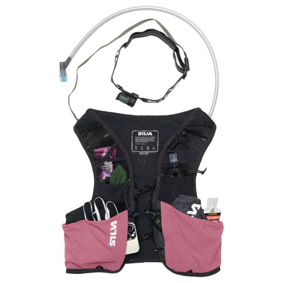 Silva Strive 5 Vest, Rose (FW25), L, vestă de alergare, roz