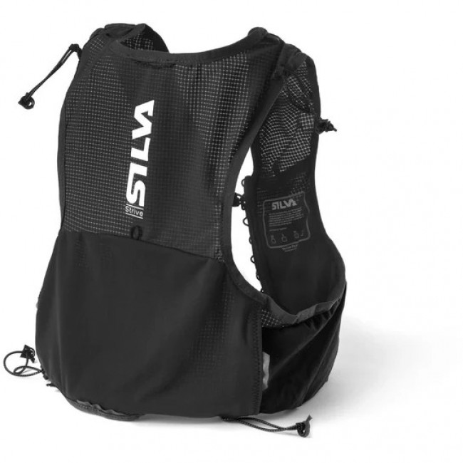 Silva Strive Fly, chaleco de correr, unisex, negro