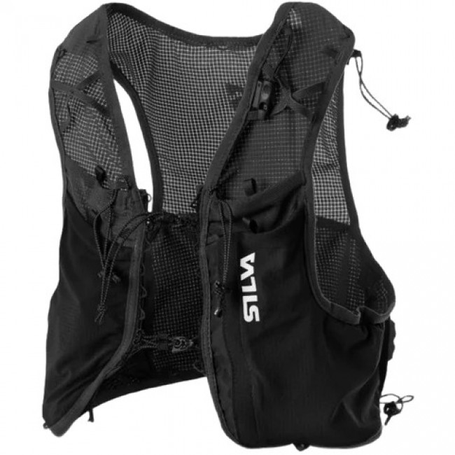 Silva Strive Fly, chaleco de correr, unisex, negro