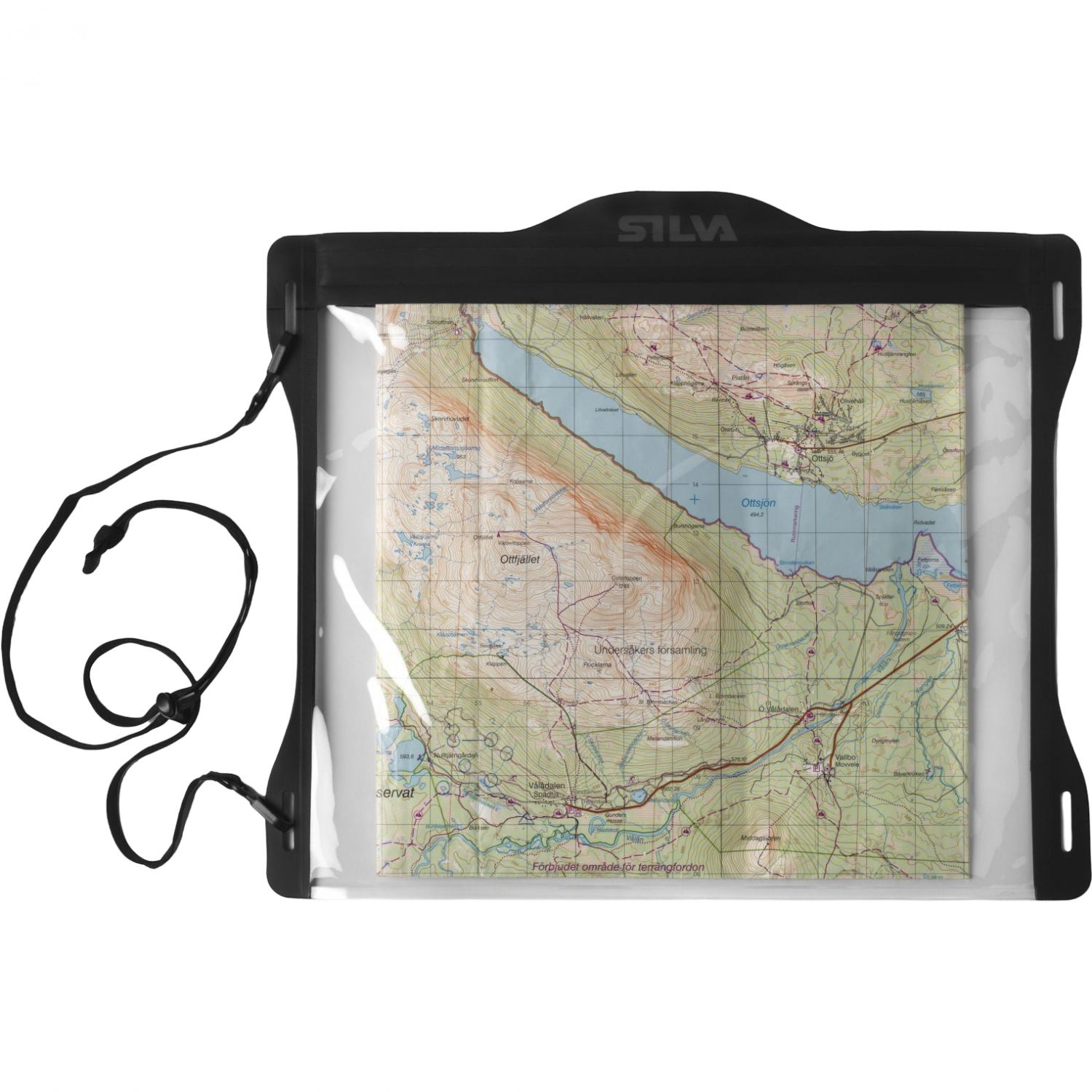 Silva Vanntett Kartpose A4, unisex, svart