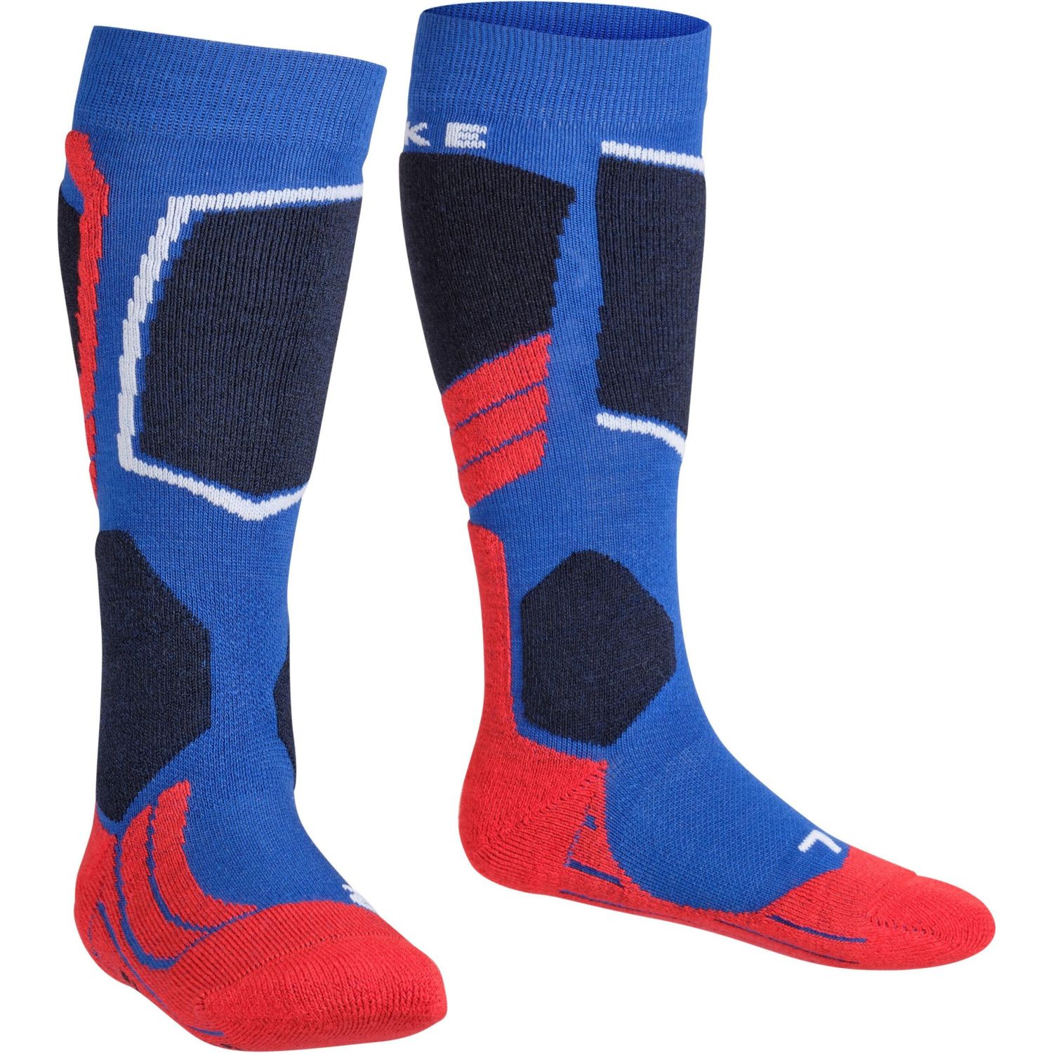 Falke SK2, skarpety narciarskie, dziecięce, niebieskie