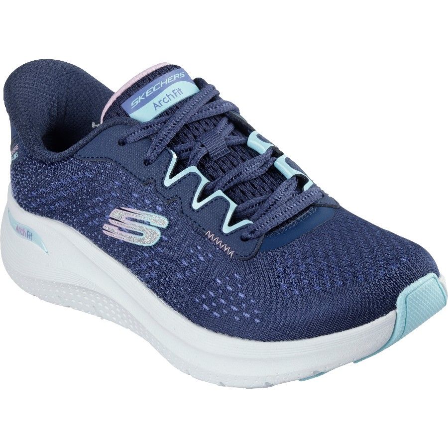 Skechers Arch Fit 2.0 - Fresh Pace, buty outdoorowe, damskie, ciemnoniebieskie
