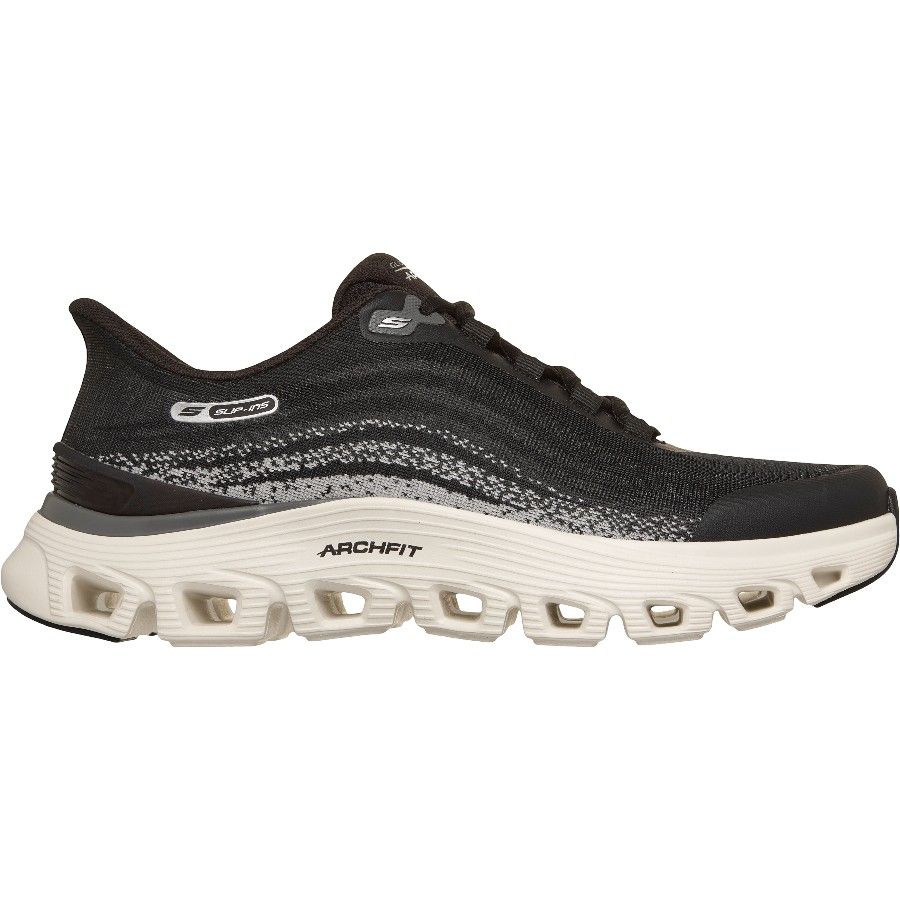 Skechers Arch Fit Glide-Step Wave-Zana, hardloopschoenen, heren, zwart