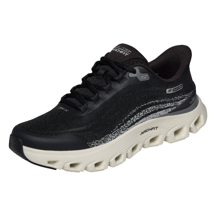 Skechers Arch Fit Glide-Step Wave-Zana, hardloopschoenen, heren, zwart