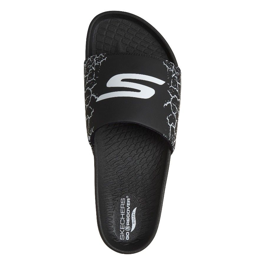 Skechers Arch Fit Hyper Slide - Streek, zapatillas casuales, hombre, negro