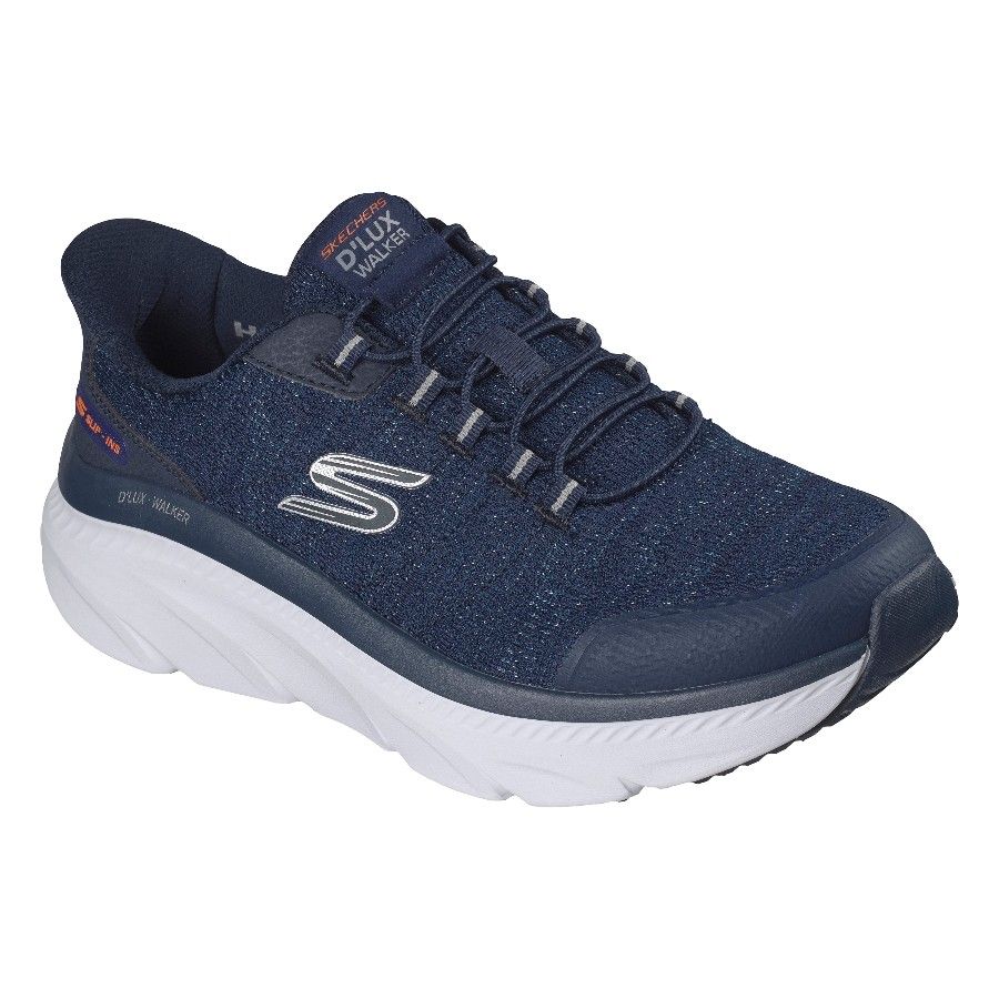 Skechers D`Lux Walker 3.0 - Drevven, calçado de homem, azul escuro