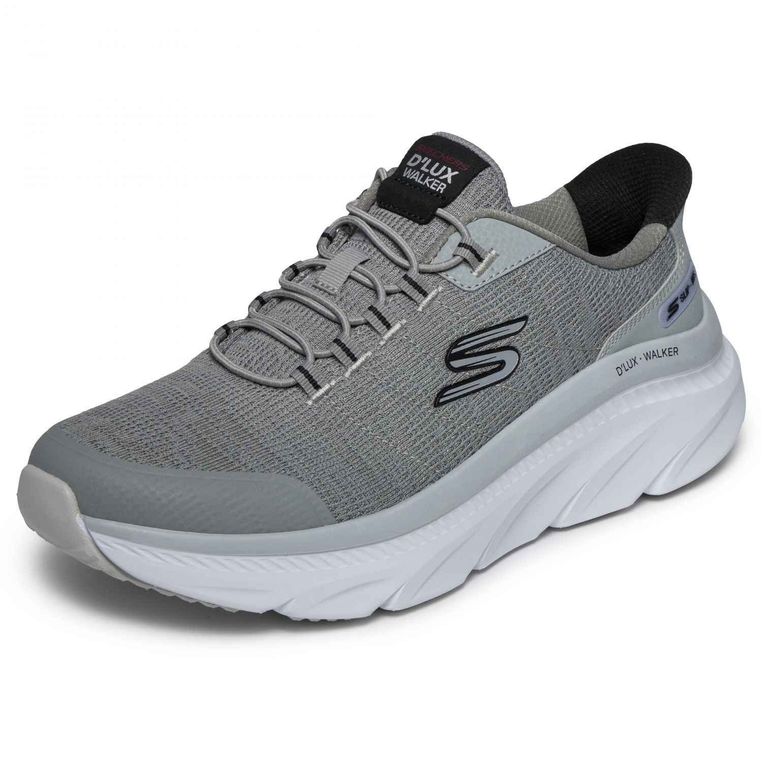 Skechers D`Lux Walker 3.0 - Drevven, chaussures, homme, gris