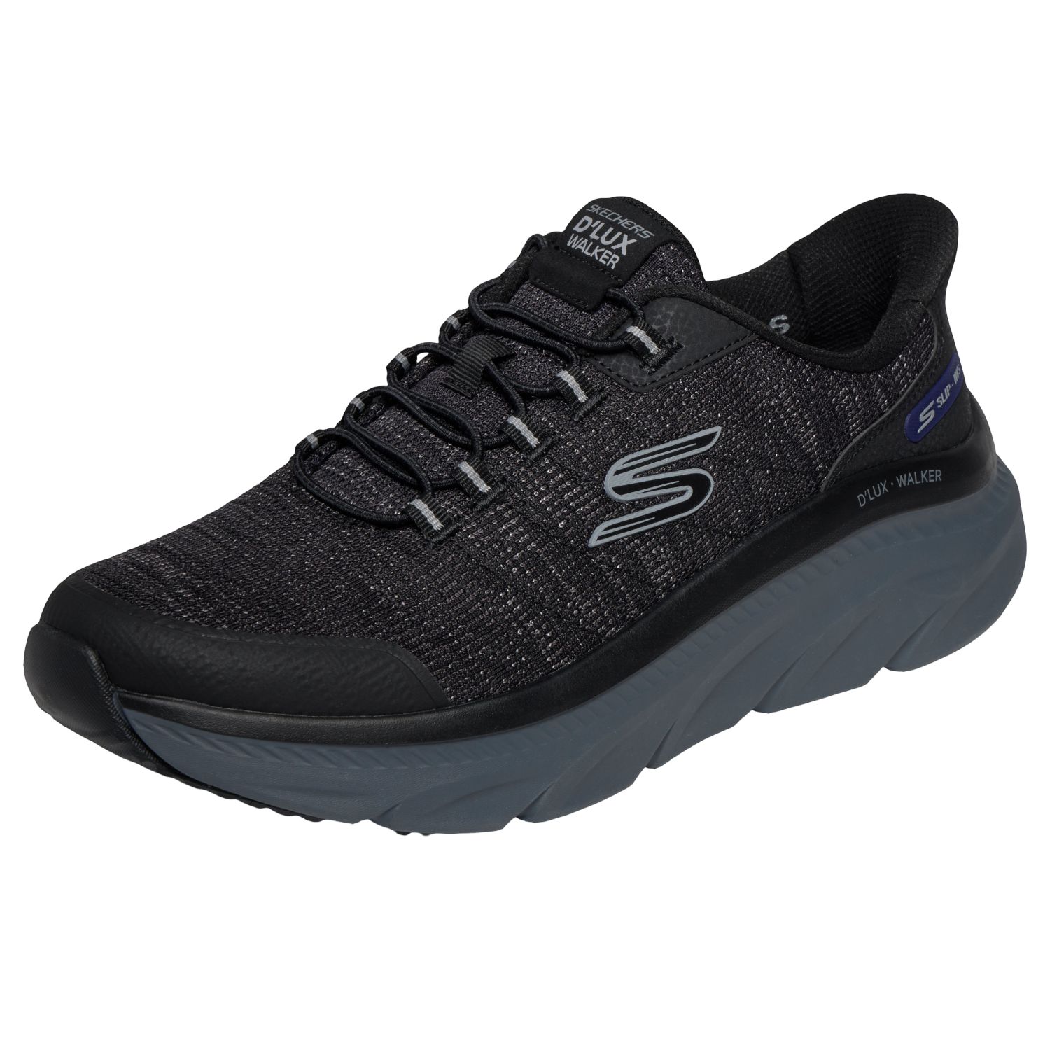 Skechers D'lux Walker 3.0 - Drevven, kültéri cipő, férfi, fekete