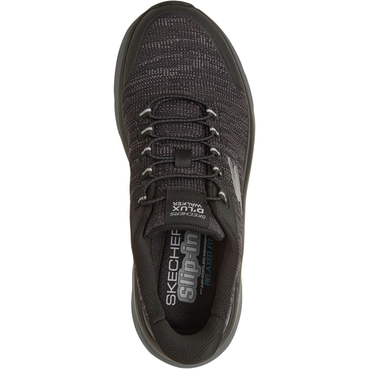 Skechers D'lux Walker 3.0 - Drevven, kültéri cipő, férfi, fekete