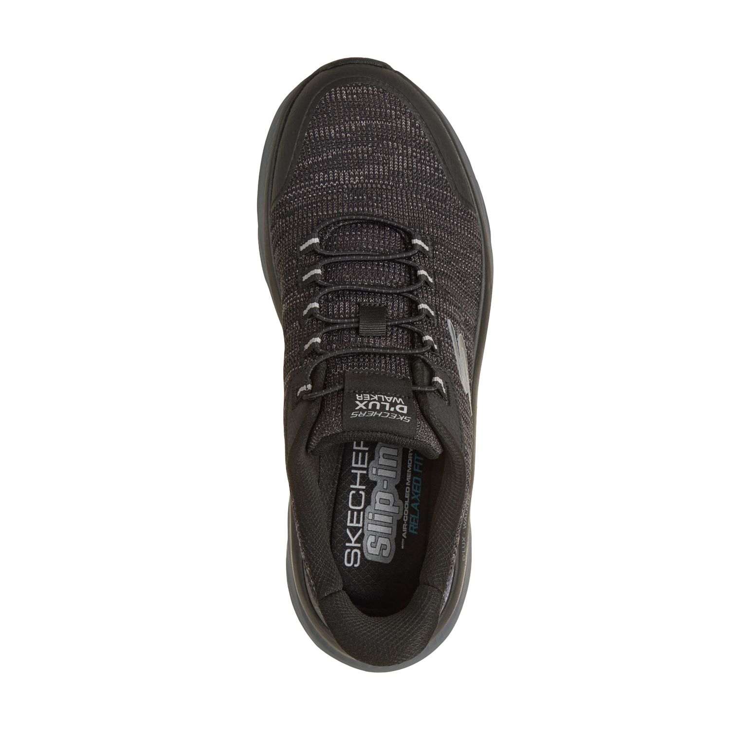 Skechers D'lux Walker 3.0 - Drevven, outdoor obuv, pánské, černá