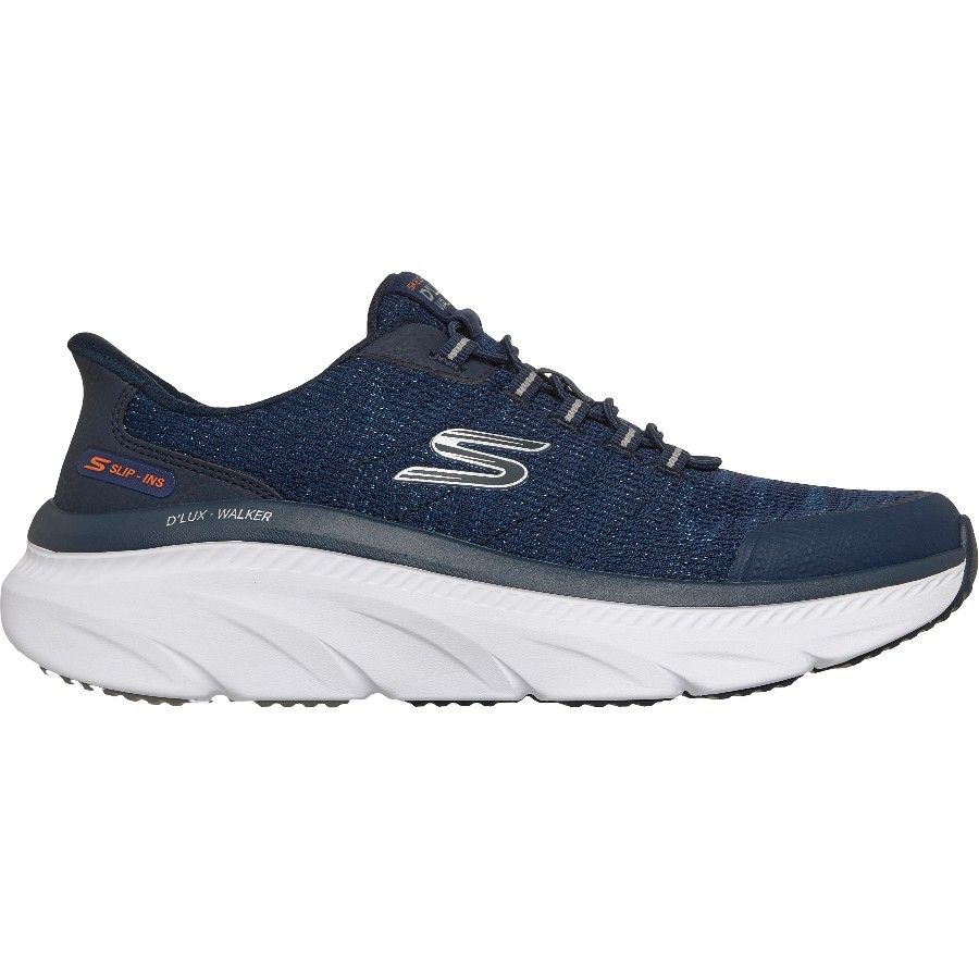 Skechers D`Lux Walker 3.0 - Drevven, pánska obuv, tmavomodrá