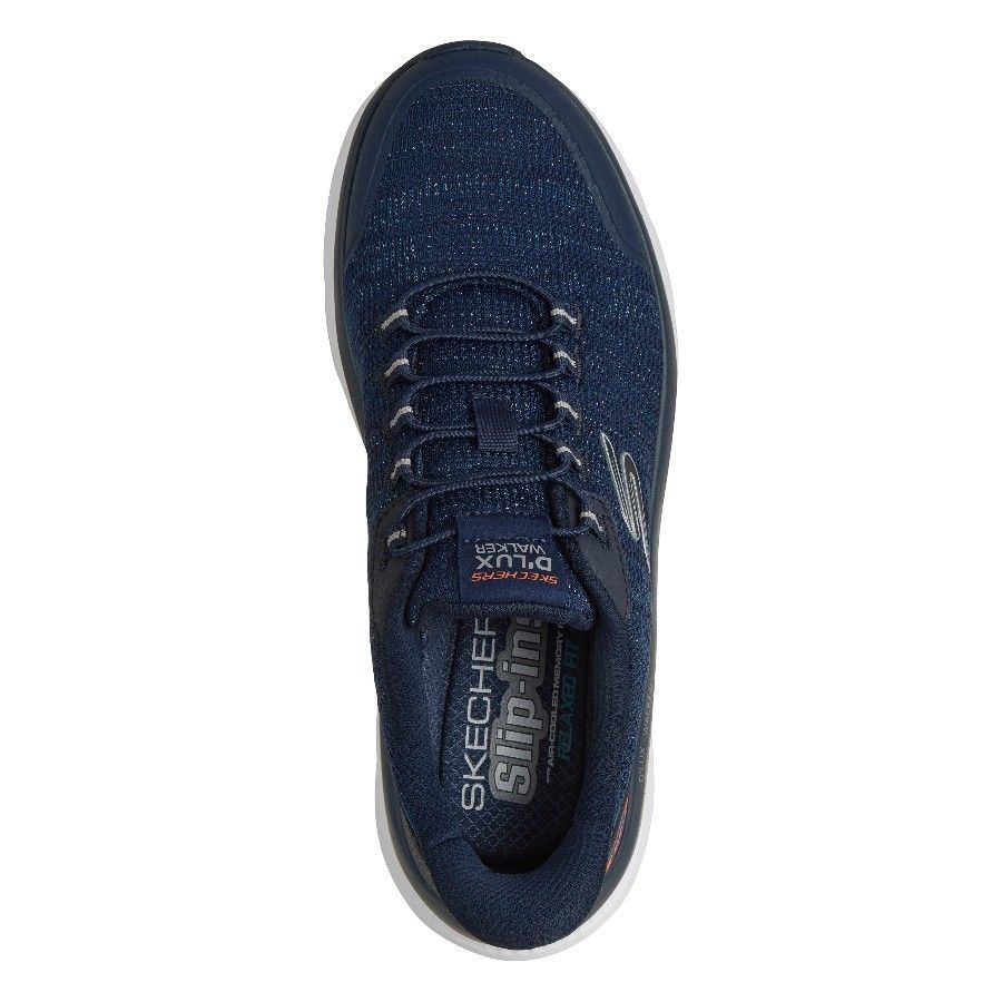 Skechers D`Lux Walker 3.0 - Drevven, pánska obuv, tmavomodrá