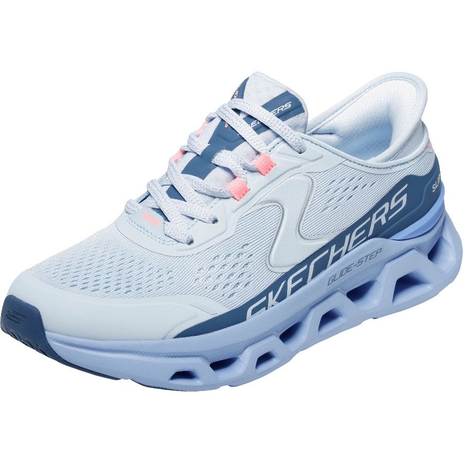 Skechers Glide-Step Atlus ténis de corrida, mulher, azul