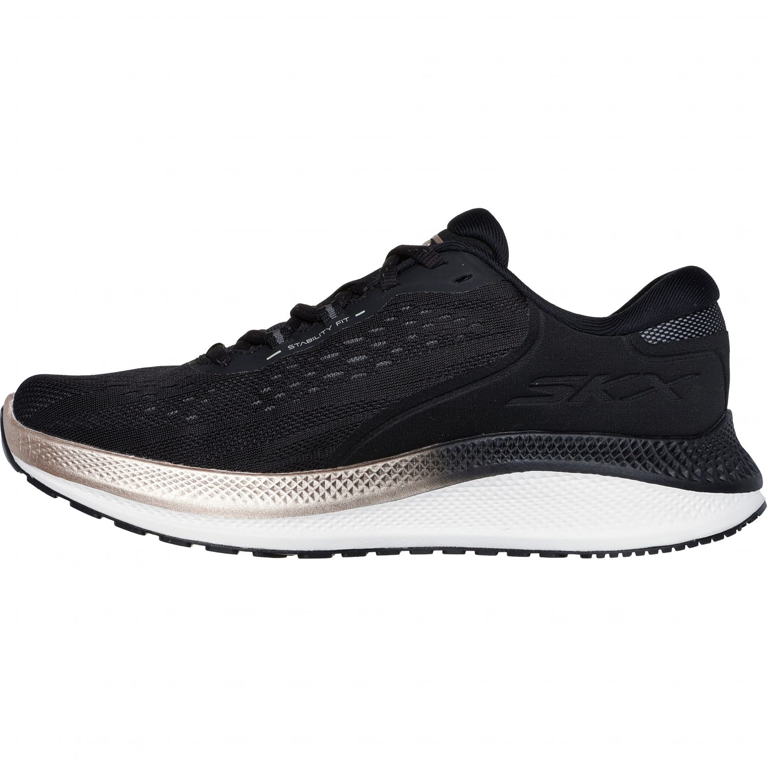 Skechers Go Run Persistence 2, Laufschuhe, Damen, schwarz/rosa