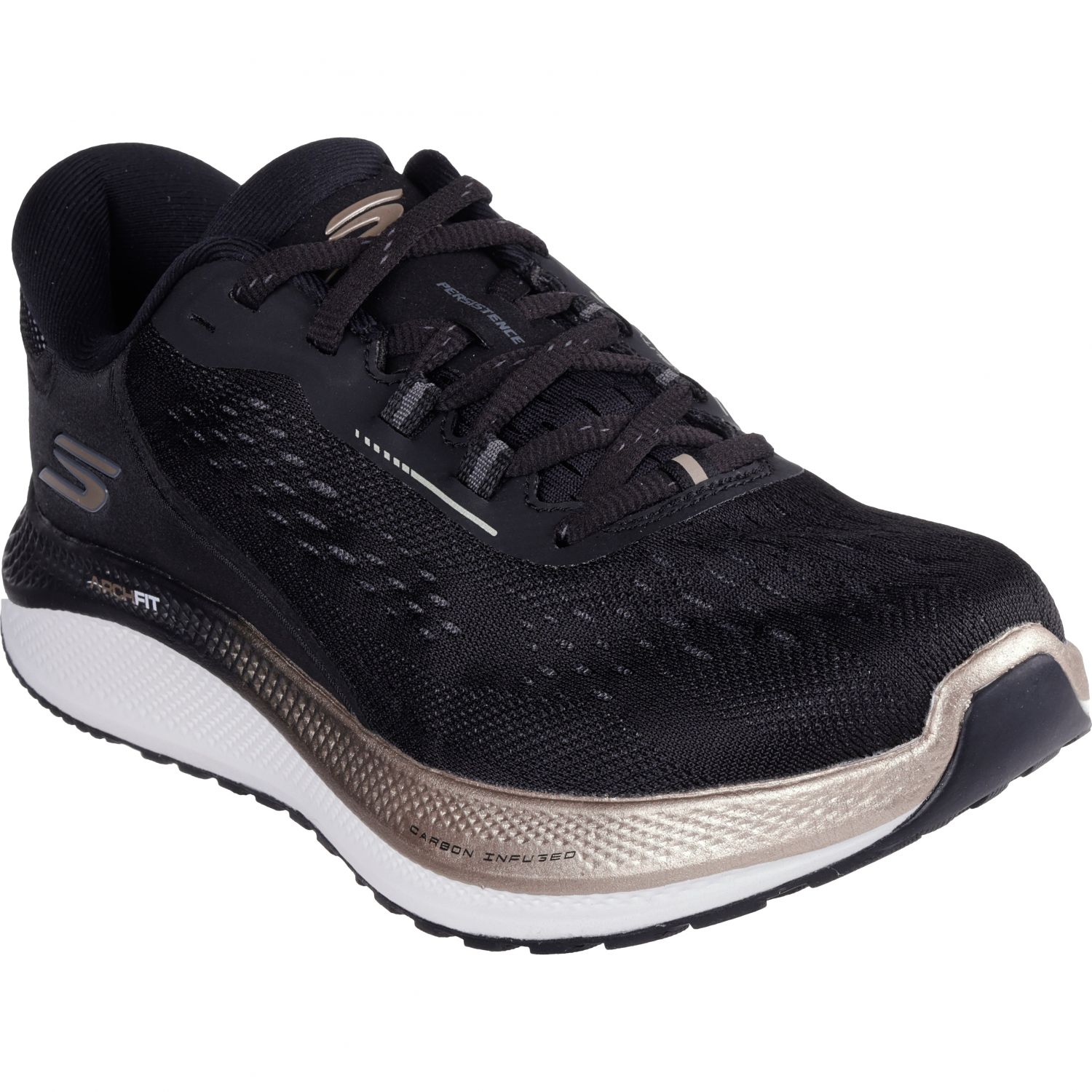 Skechers Go Run Persistence 2, Laufschuhe, Damen, schwarz/rosa