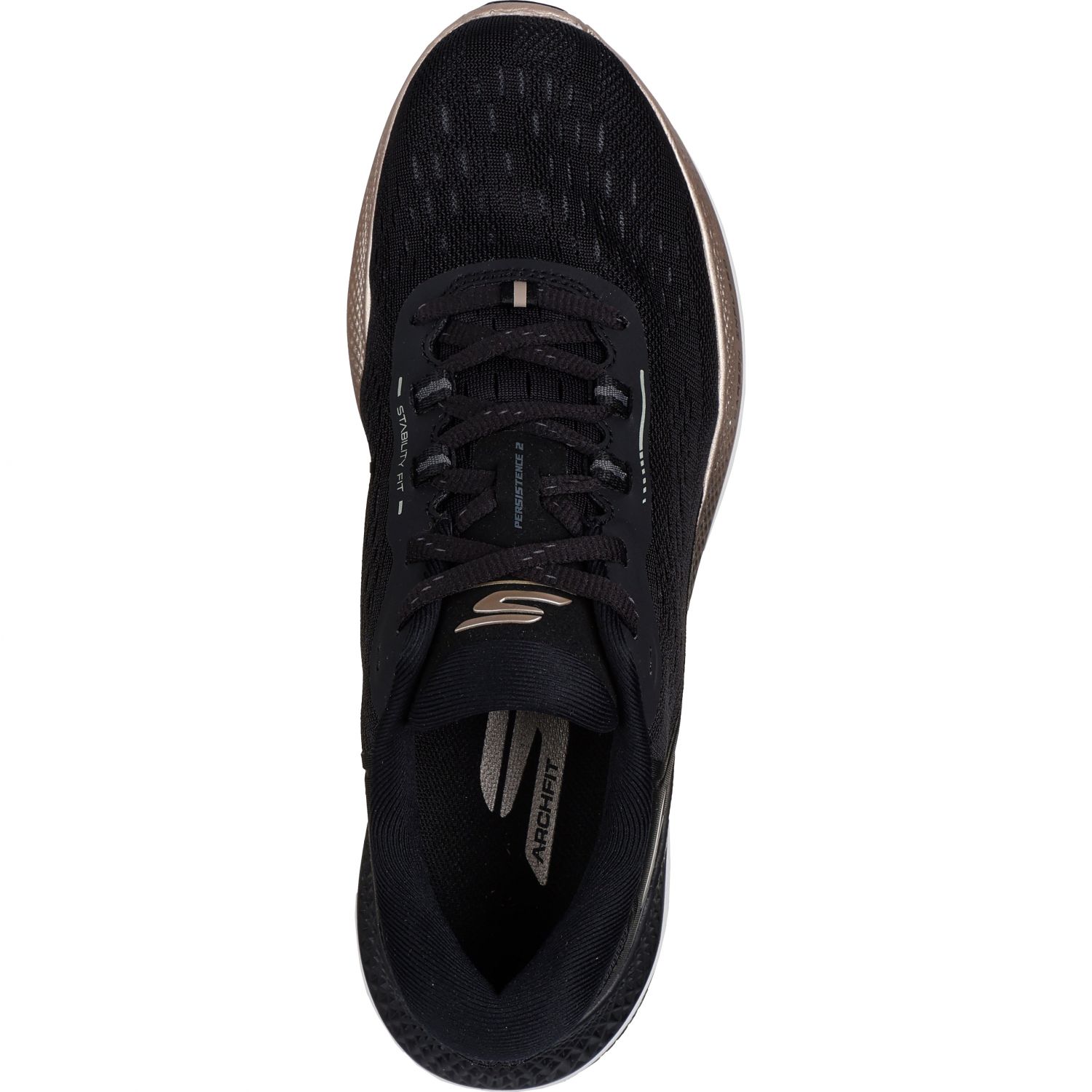 Skechers Go Run Persistence 2, Laufschuhe, Damen, schwarz/rosa