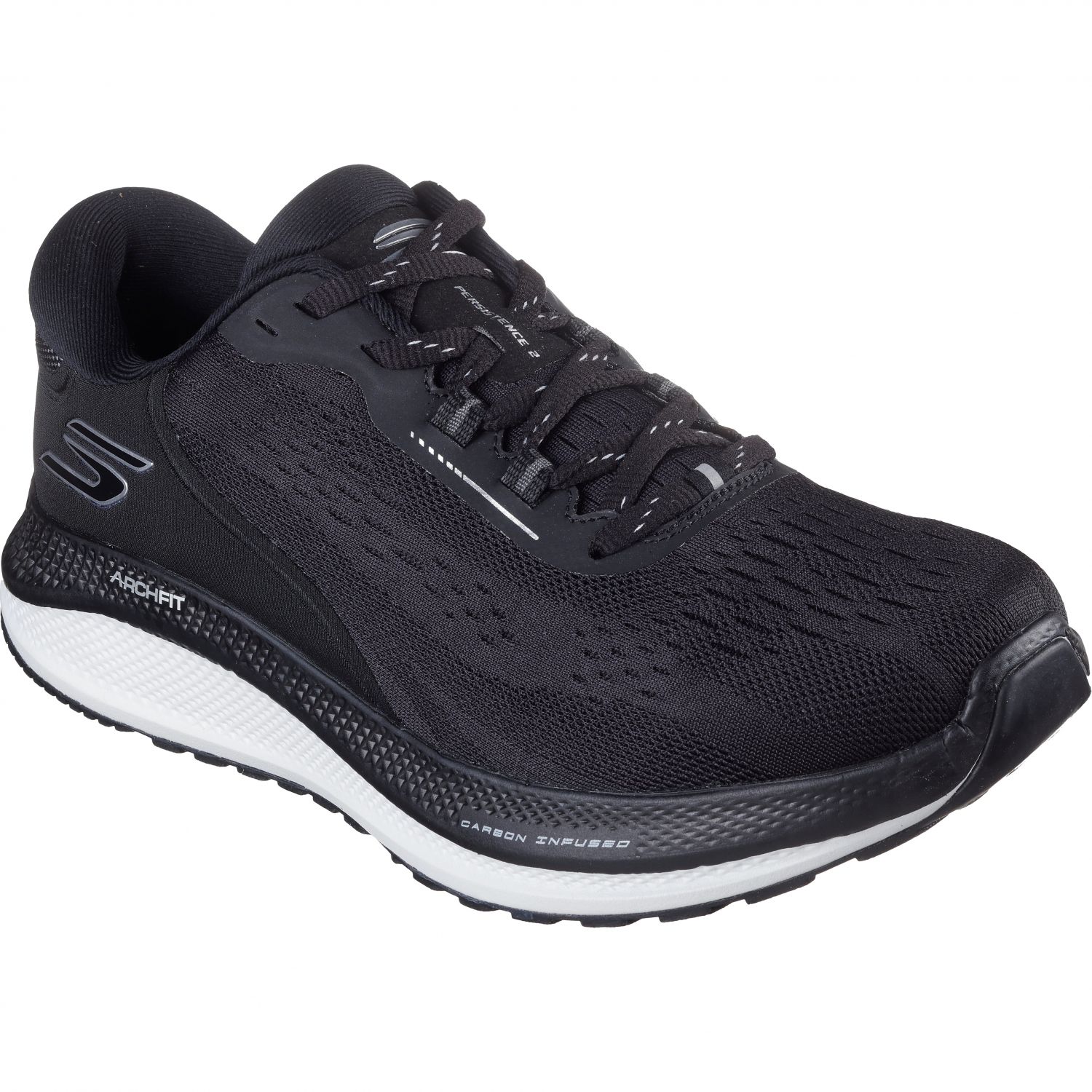 Skechers Go Run Persistence 2, Laufschuhe, Herren, schwarz