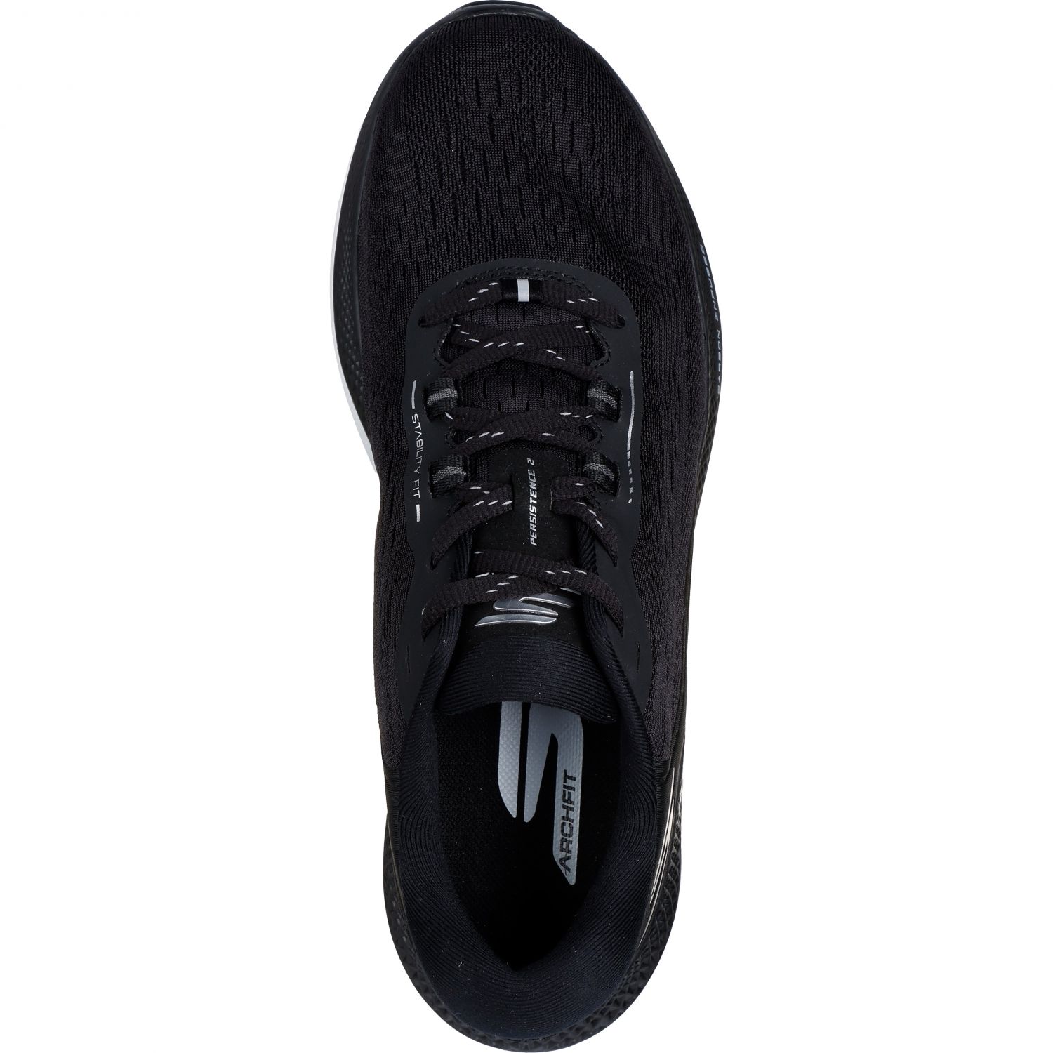 Skechers Go Run Persistence 2, Laufschuhe, Herren, schwarz