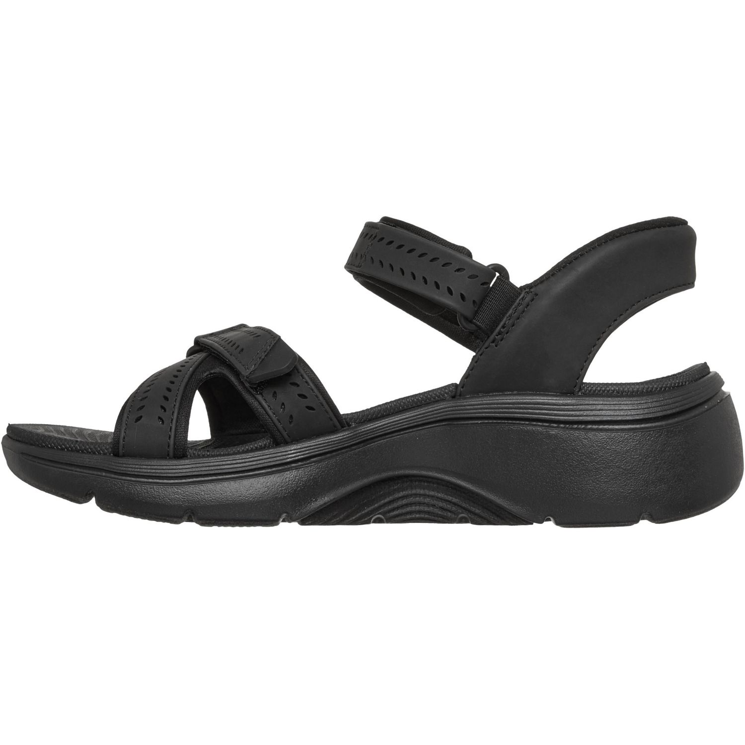 Skechers Go Walk Arch Fit 2.0 Sandaali - Candace, vapaa-ajan kengät, naiset, musta
