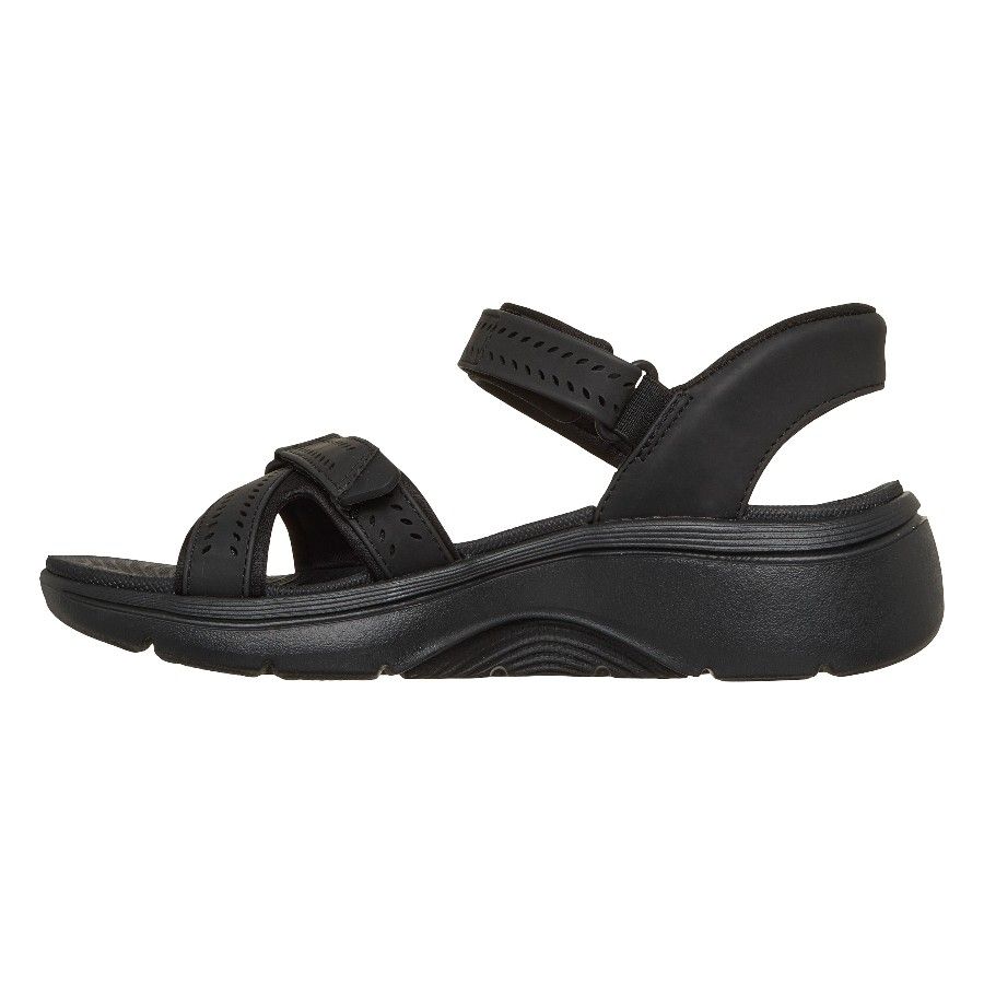 Skechers Go Walk Arch Fit 2.0 Sandal - Candace, voľnočasová obuv, dámska, čierna