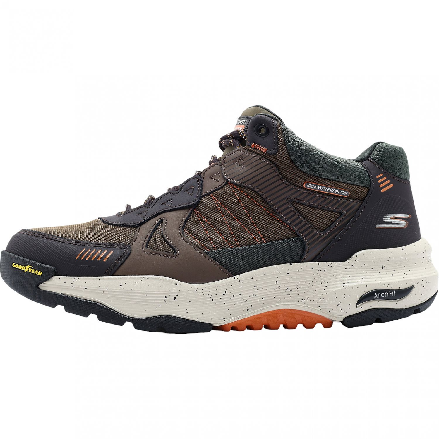 Skechers Go Walk Arch Fit Outdoor - Dallas, outdoor sko, herre, grøn