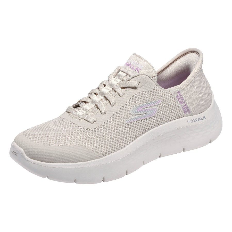 Skechers Go Walk Flex - Grand Entry, buty outdoorowe, damskie, bia?e