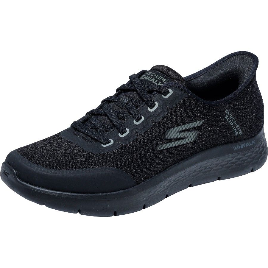 Skechers Go Walk Flex - Netro, pánska outdoorová obuv, čierna