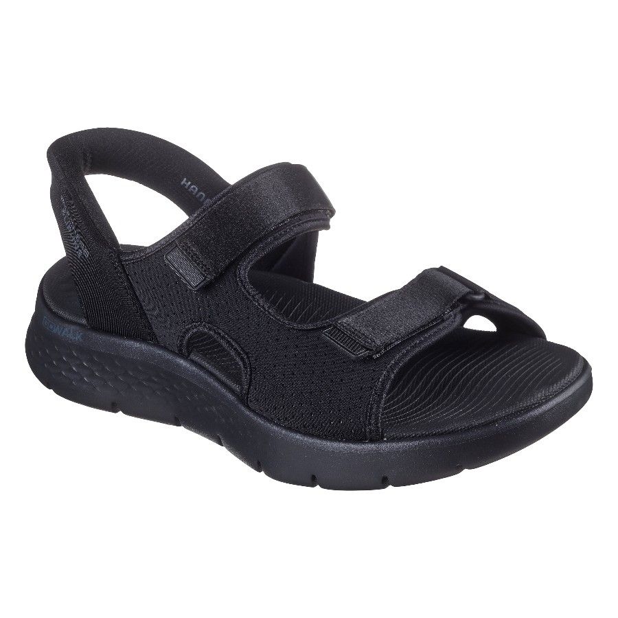 Skechers Go Walk Flex Sandal - ?atwe Zak?adanie, buty rekreacyjne, m?skie, czarne