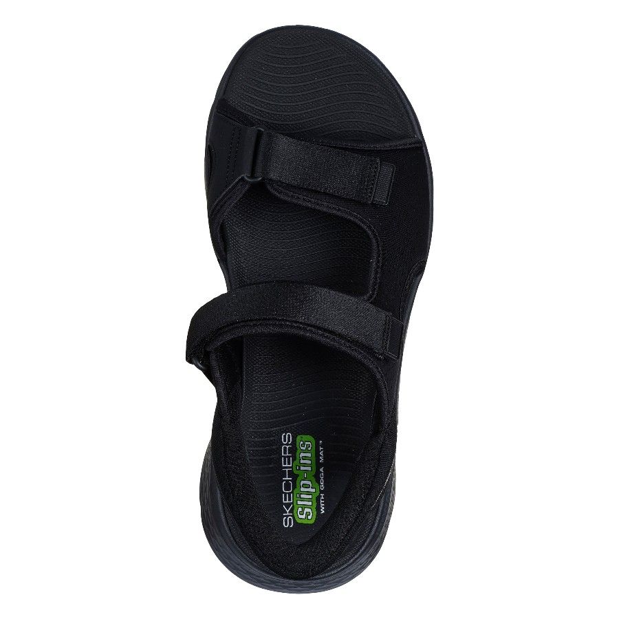 Skechers Go Walk Flex Sandal - Easy Entry, voľnočasová obuv, pánska, čierna