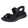 Skechers Go Walk Flex Sandal - Easy Entry, voľnočasová obuv, pánska, čierna