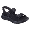 Skechers Go Walk Flex Sandal - Easy Entry, voľnočasová obuv, pánska, čierna