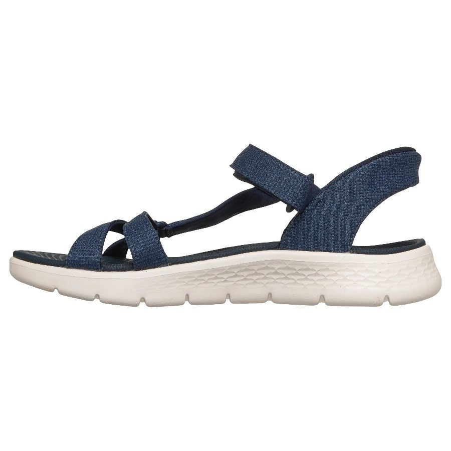 Skechers Go Walk Flex Sandal - Illuminate, sandalias de ocio, mujer, azul oscuro