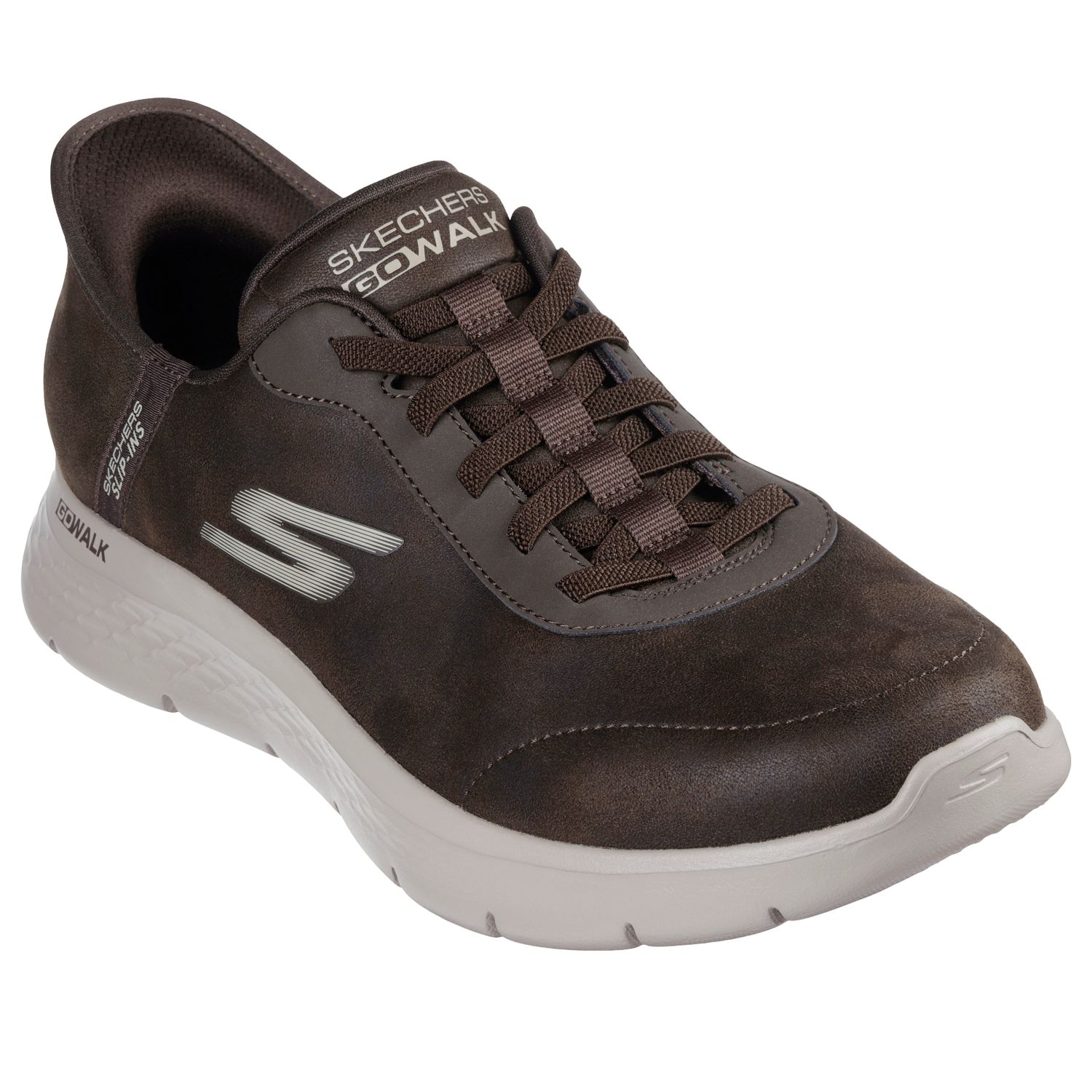 Skechers Go Walk Flex - Smooth Motion, outdoor sko, herre, brun