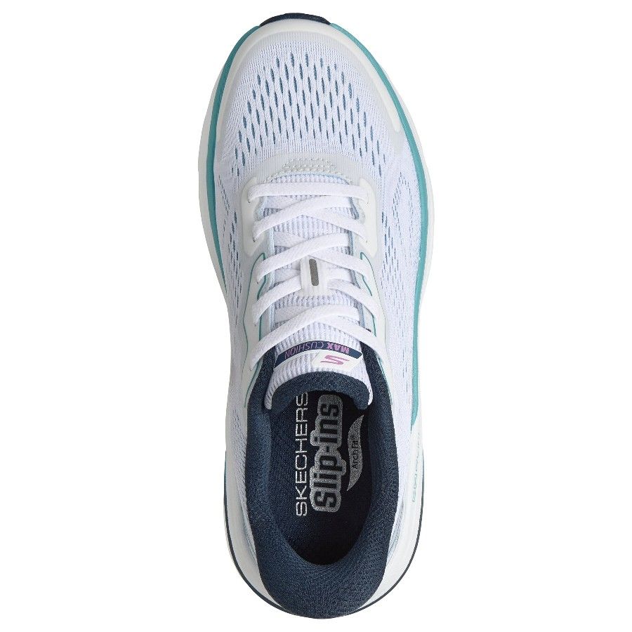 Skechers Max Cushioning Arch Fit 2.0 Sandal, pantofi de alergare, femei, alb