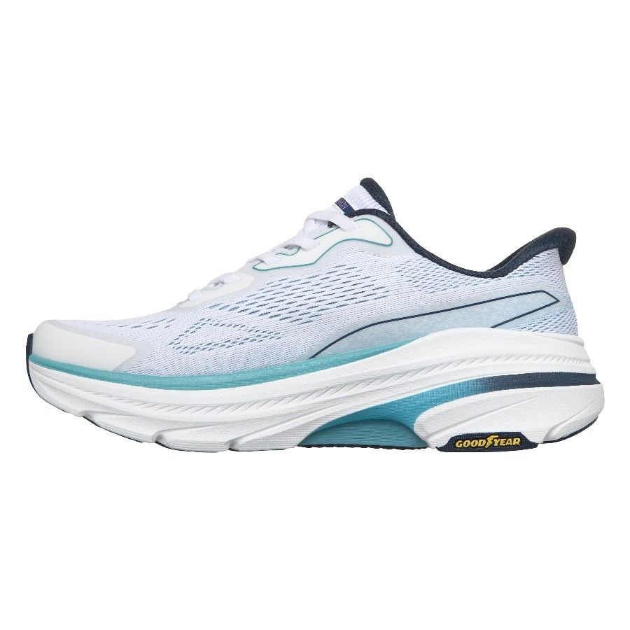 Skechers Max Cushioning Arch Fit 2.0 Sandal, pantofi de alergare, femei, alb