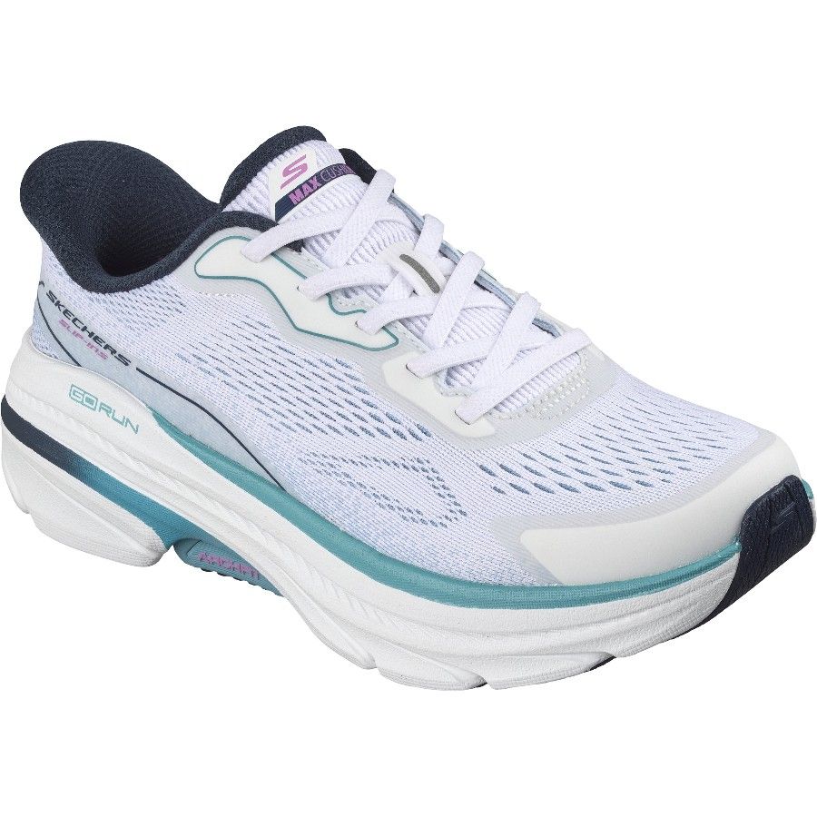 Skechers Max Cushioning Arch Fit 2.0 Sandal, zapatillas de correr, mujer, blanco