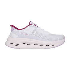 Skechers Max Cushioning Glide-Step - Sapphire, sapatos, mulher, branco