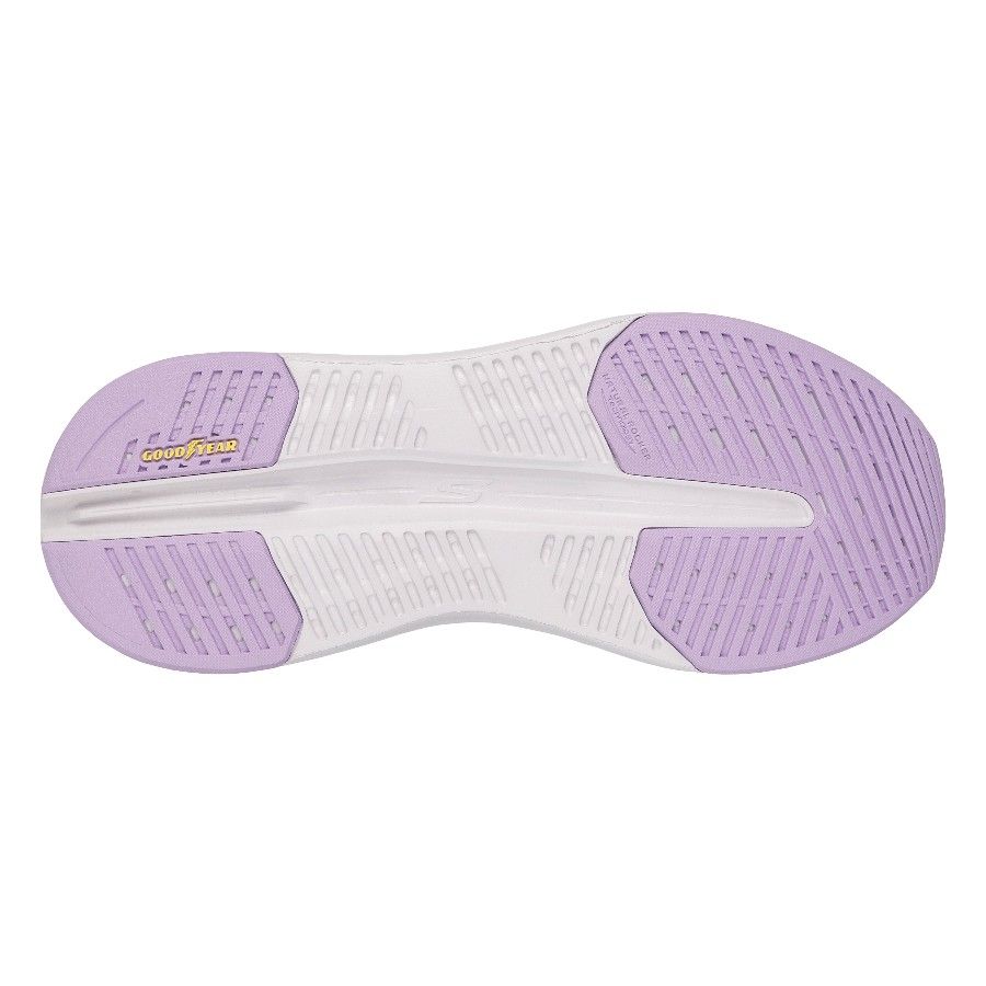 Skechers Max Cushioning Glide-Step - Zaffiro, scarpe, donna, bianco