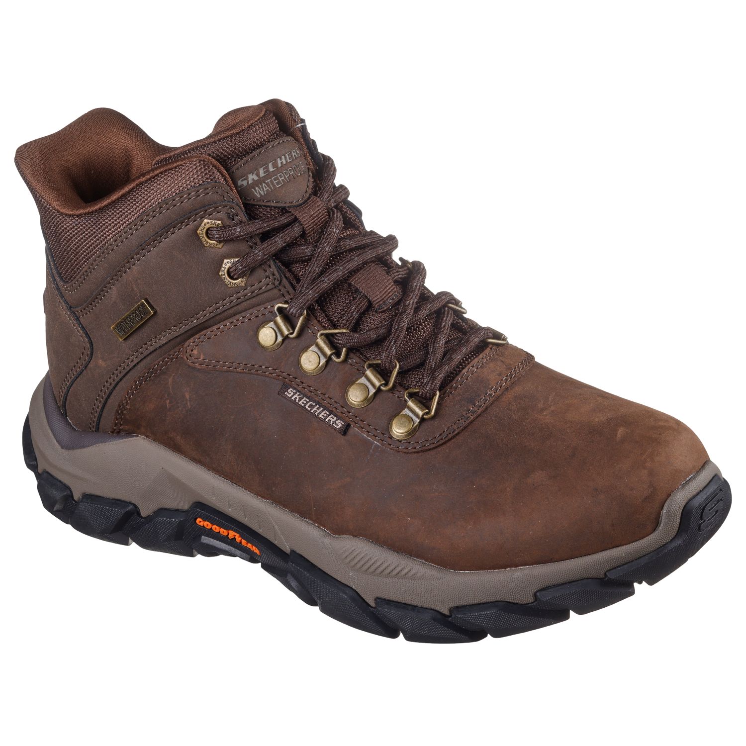 Skechers Santoro - Relic, chaussure de trail, homme, brun