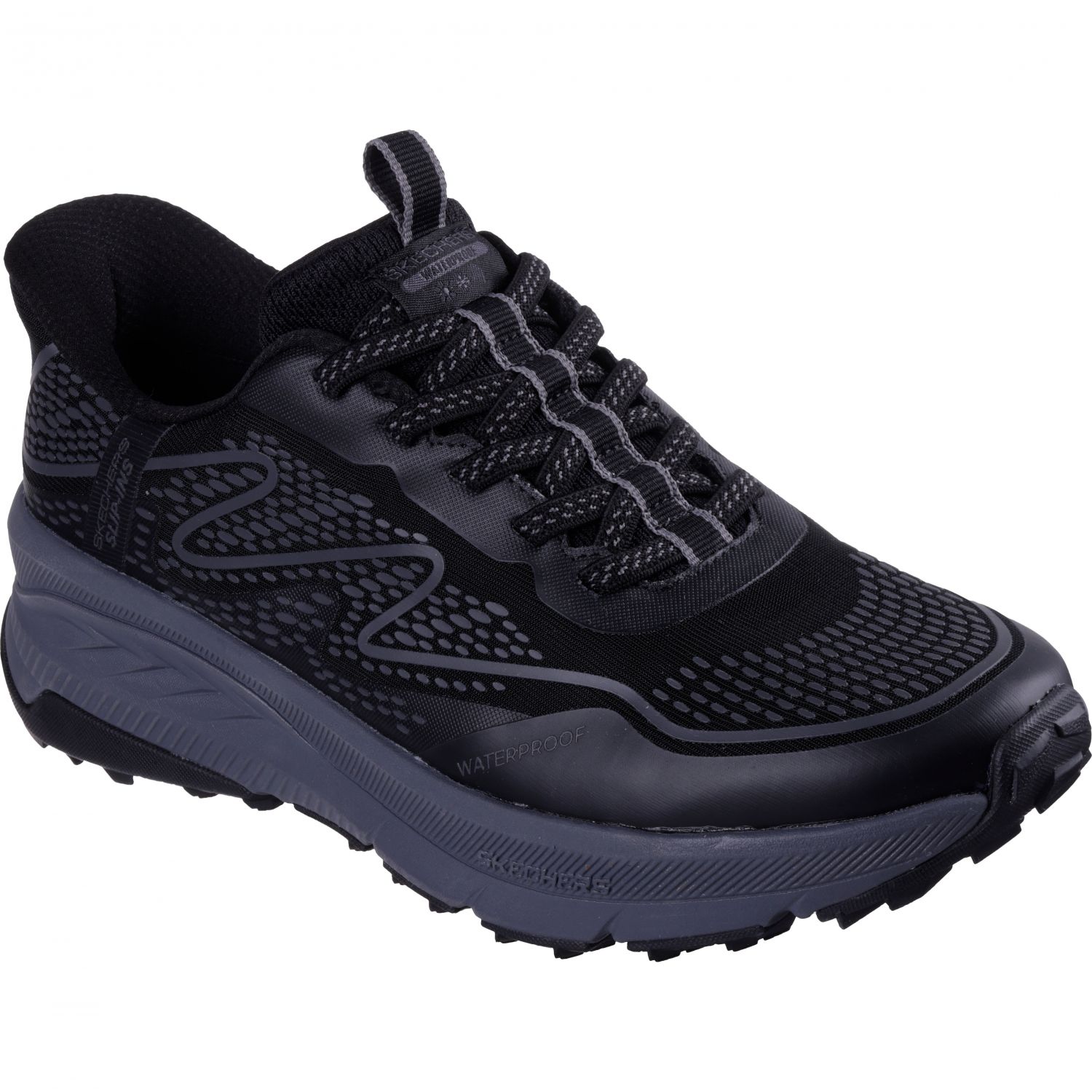 Skechers Switch Back, calçados outdoor, feminino, preto