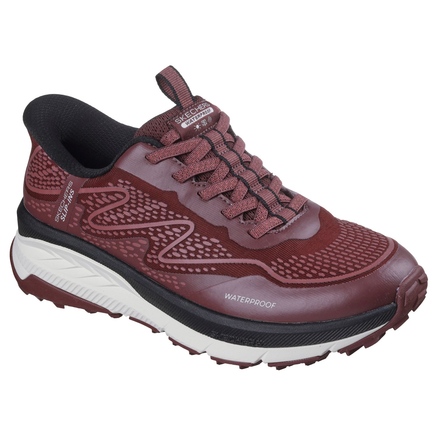 Skechers Switch Back - Mist, outdoor sko, dame, rød