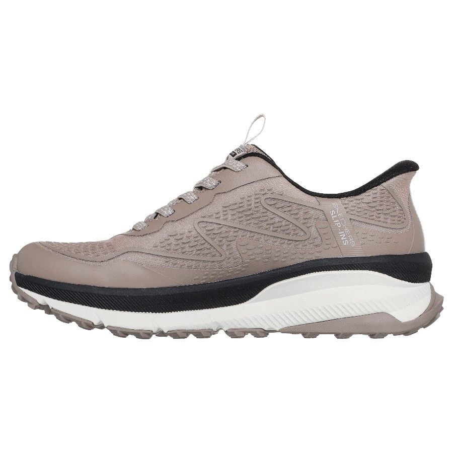 Skechers Switch Back - Mist, zapatos outdoor, mujer, marrón