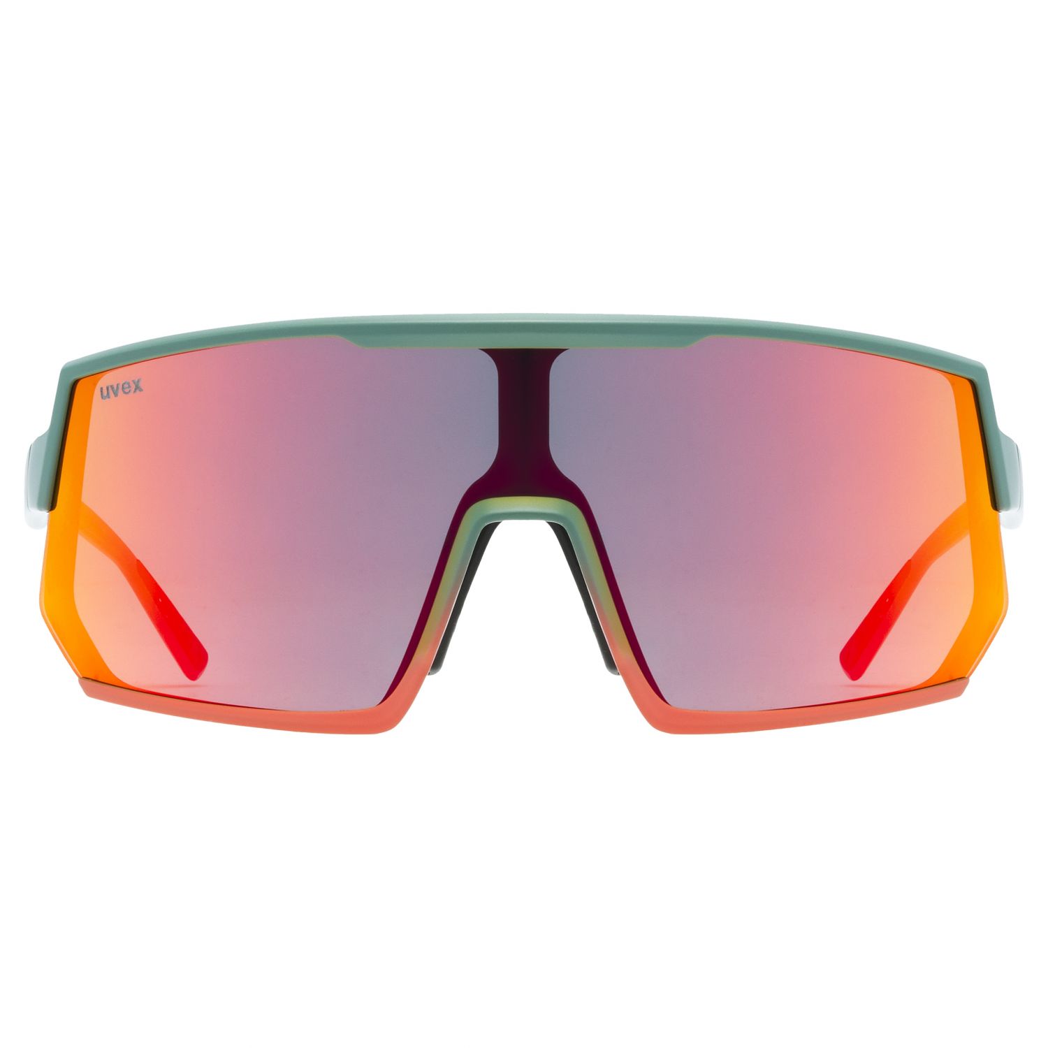 Slnečné okuliare Uvex sportstyle 235, zelené/oranžové