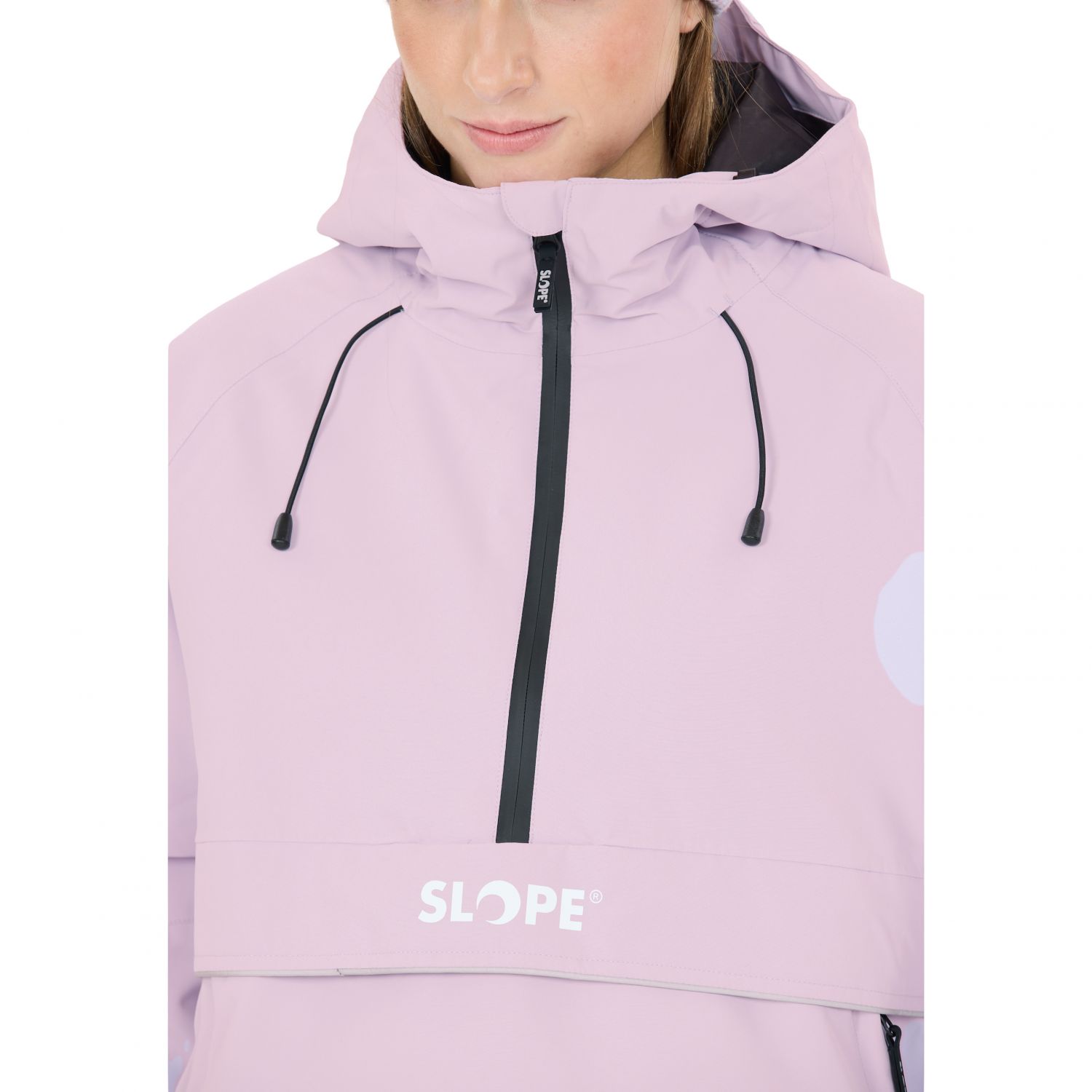SLOPE Blizz Loose, anorak snowboardowy, damski, fioletowy