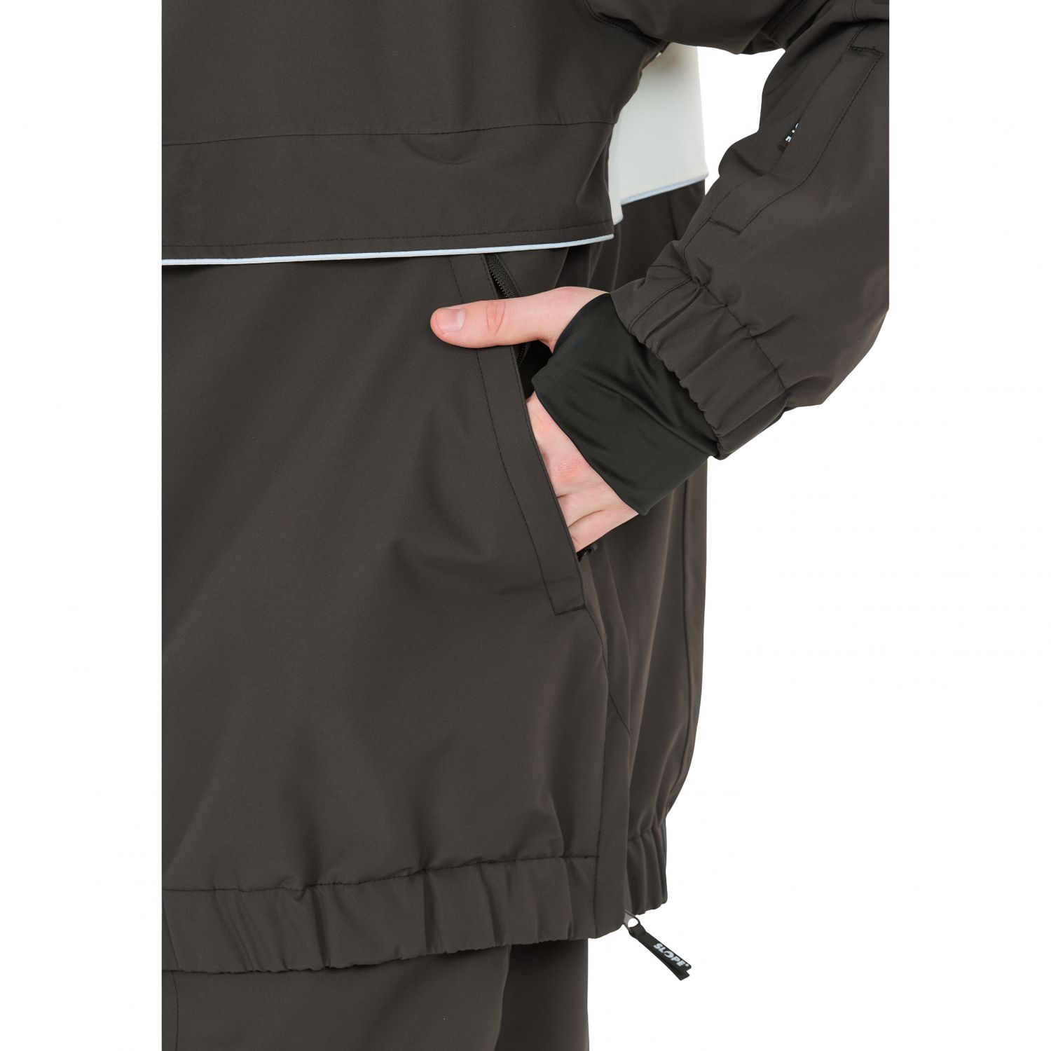 SLOPE Blizz Loose, anorak snowboardowy, m?ski, czarny