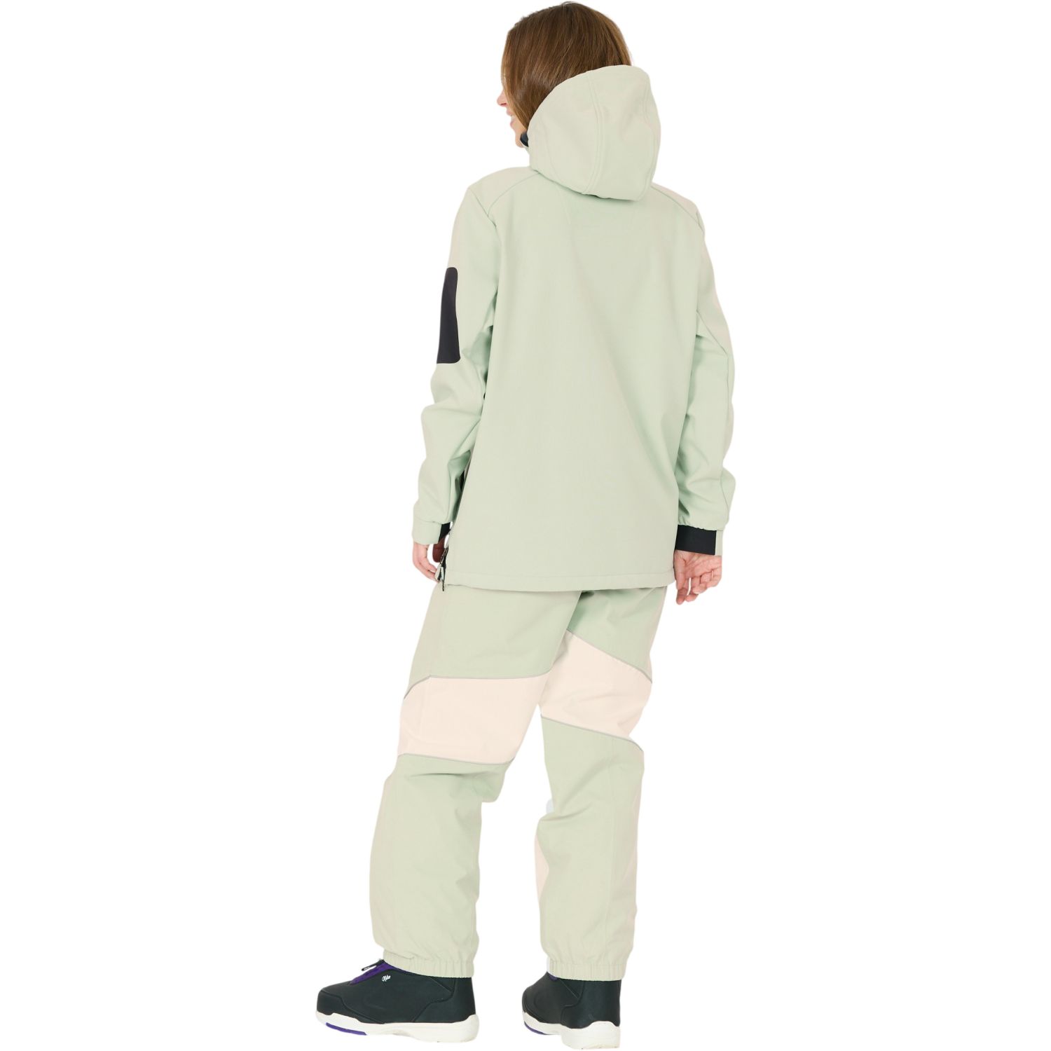 SLOPE Blizz Loose, calças de esqui, feminino, aqua gray
