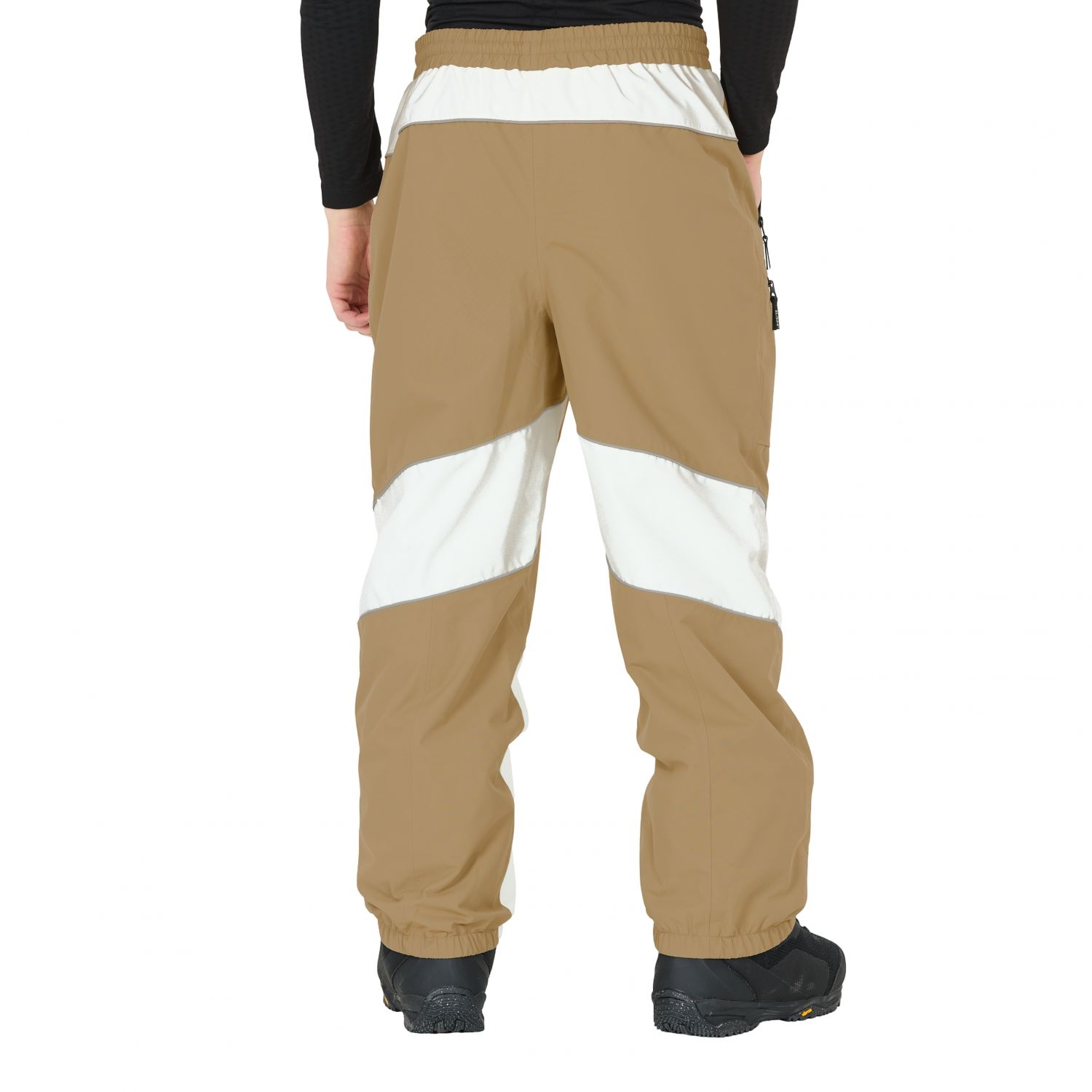 SLOPE Blizz Loose, calças de snowboard masculinas, marrom